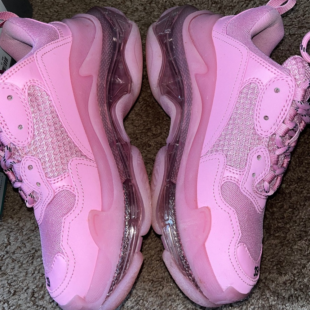 Pink Balencigia Gym Shoes